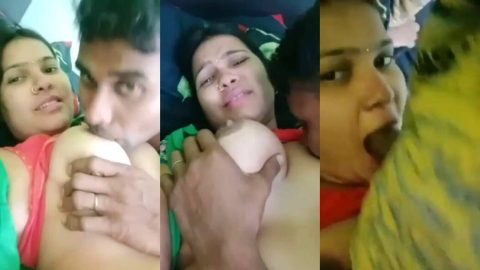 Cheating Odia bhabhi big boobs sucked, mouth-fucked by devar