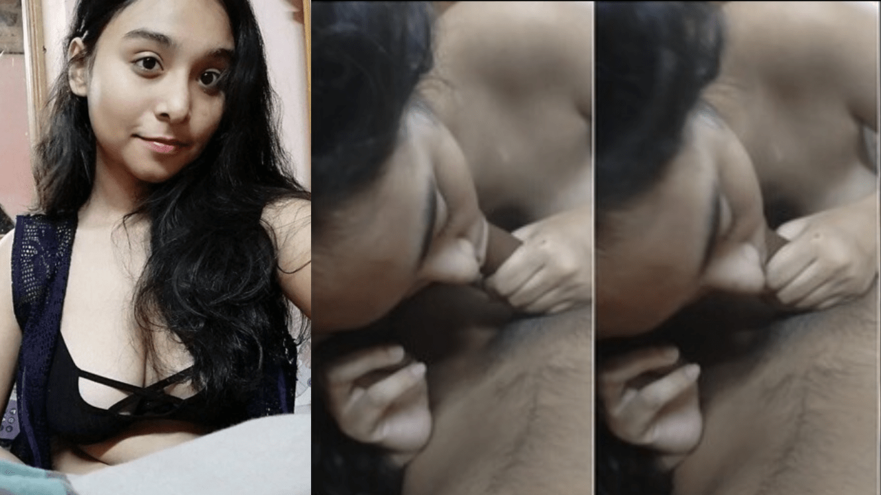 Indian cute gf blowjob to her bf in oyo room leaked sextape viral video mms xxx