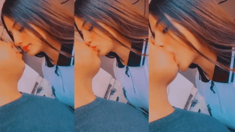 Cute Pakistani college couple french kiss after bunk a class xxx mms viral leaked sextape